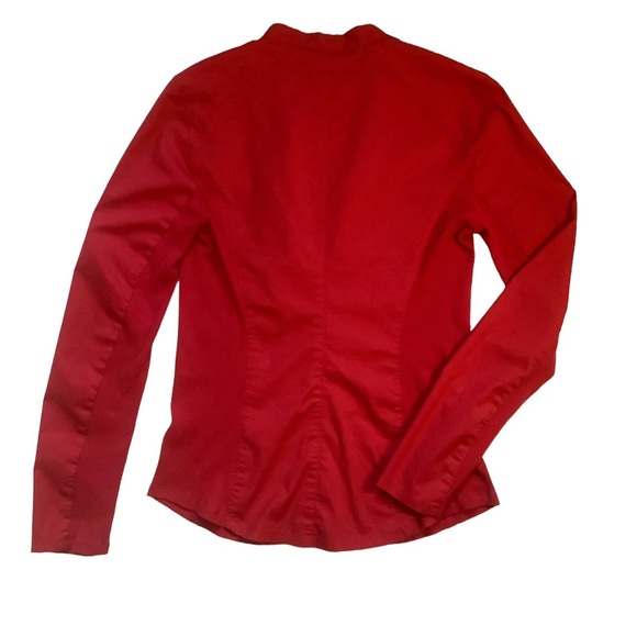 ARMANI EXCHANGE A/X WOMENS ZIP- UP RED JACKET/ Size Medium - Picture 2 of 11